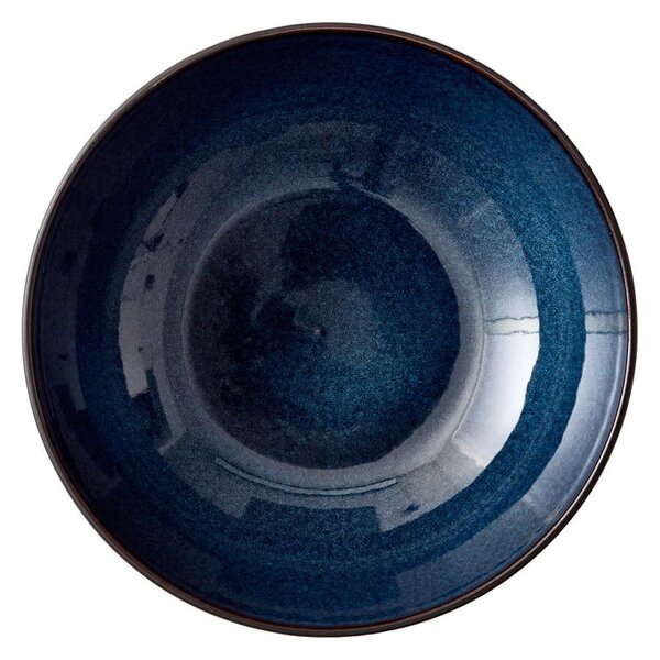 Ciotola nera/blu in gres ø 30 cm Gastro Dark Blue/Black – Bitz