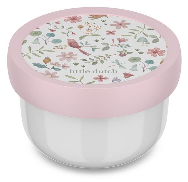 Portapranzo per bambini bianco/rosa in plastica Fairy Wonders by Little Dutch – Mepal