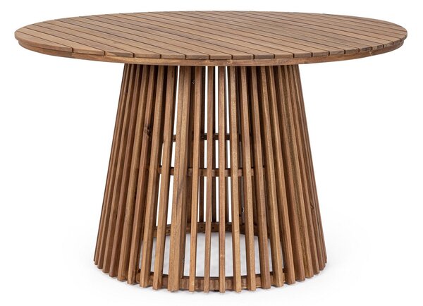 Tavolo da Giardino Ø120x74 cm in Legno di Acacia Rodano Natural