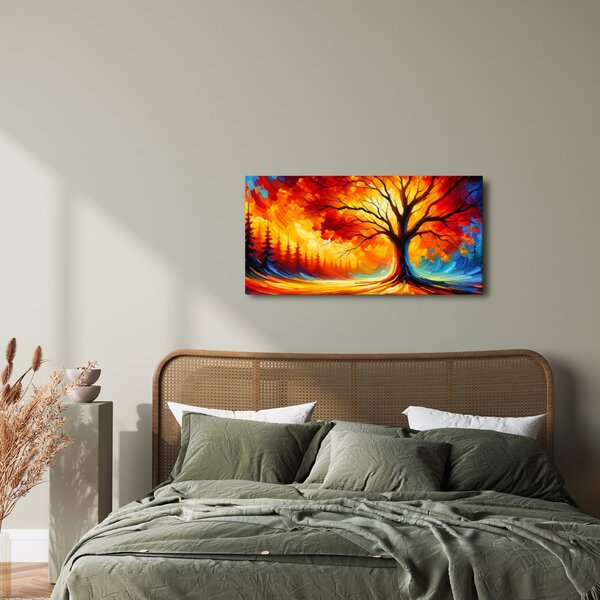 Quadro su tela – Albero della vita autunnale