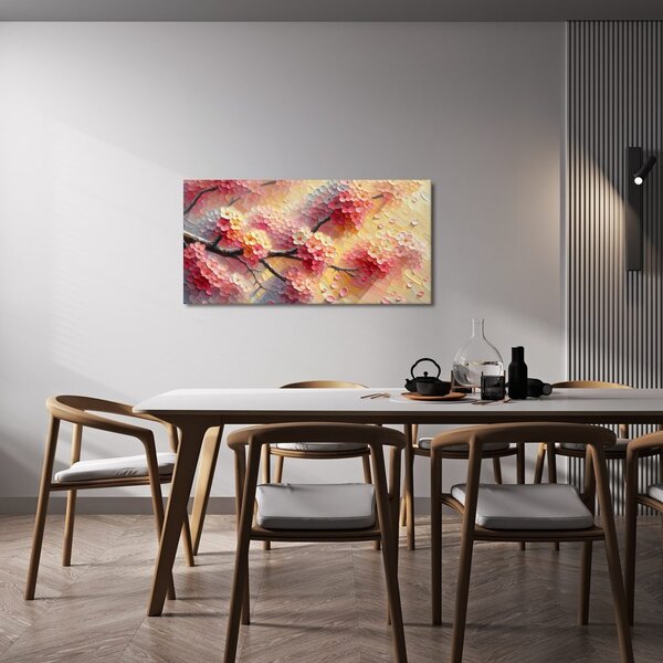Quadro su tela – Fiori romantici su ramo