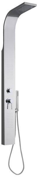 Colonna Doccia Idromassaggio Getto Frontale in Acciaio Inox Crio ASM