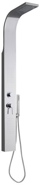 Colonna Doccia Idromassaggio Getto Frontale in Acciaio Inox Crio ASM