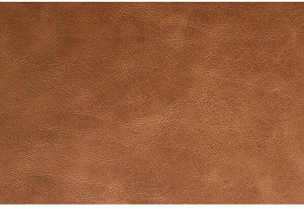 Divano marrone cognac con rivestimento in pelle 214 cm Douglas – Dutchbone