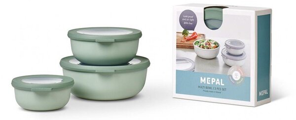 Scatole per alimenti in set 3 pz Cirqula – Mepal