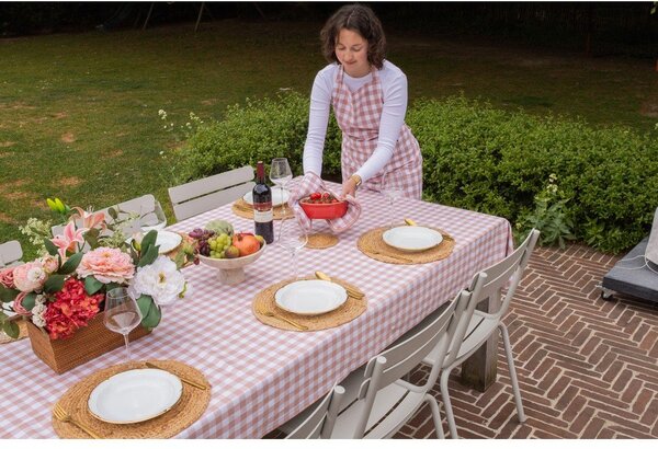 Grembiule in cotone Gingham – Tiseco Home Studio