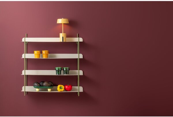 Mensola verde/grigia in metallo con ripiani multipli 60 cm Reina Cuatro – PT LIVING