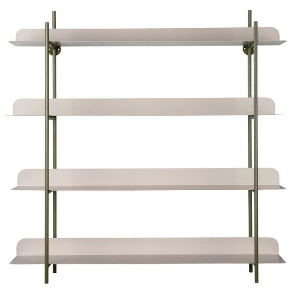 Mensola verde/grigia in metallo con ripiani multipli 60 cm Reina Cuatro – PT LIVING