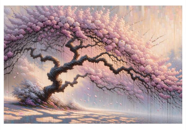 Quadro su tela – Albero della vita fiorito