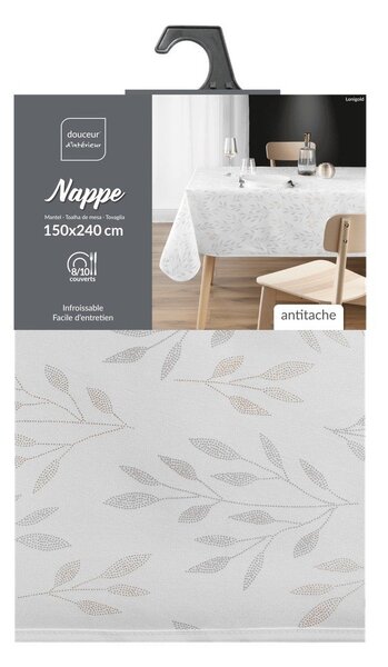 Tovaglia lavabile 150x240 cm Lonigold – douceur d'intérieur