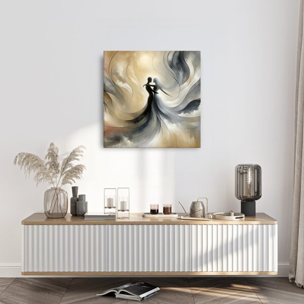Quadro su tela – Elegante danza nella nebbia