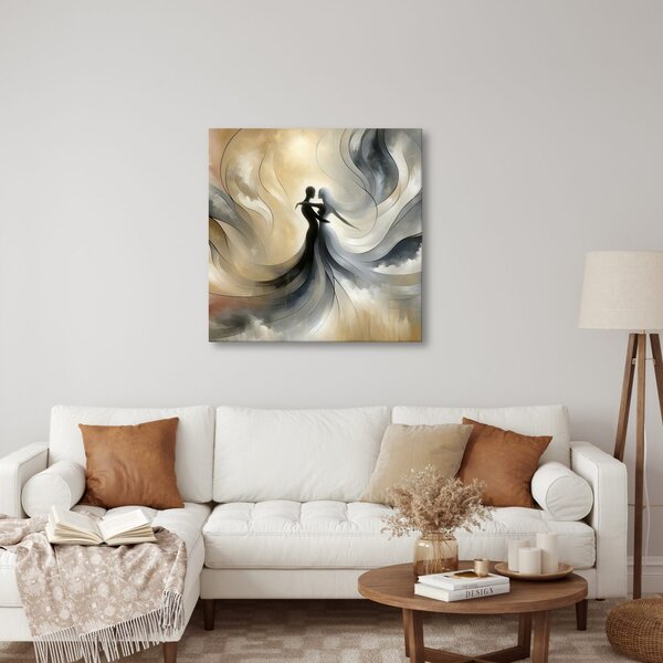 Quadro su tela – Elegante danza nella nebbia
