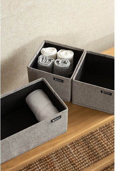 Set di organizer per cassetti in tessuto 3 pz Soft Storage – Bigso