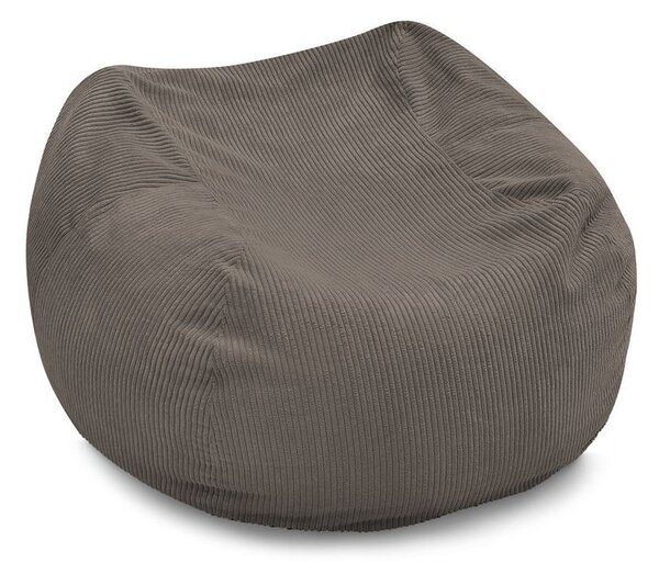 Puof a sacco grigio/marrone Voltaire – Bobochic Paris