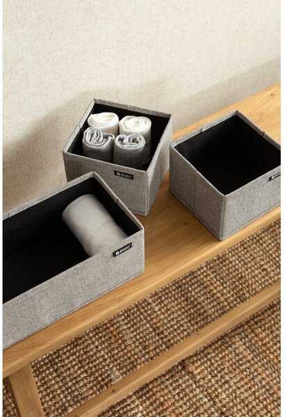 Set di organizer per cassetti in tessuto 3 pz Soft Storage – Bigso