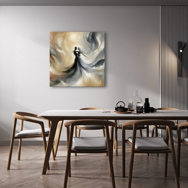 Quadro su tela – Elegante danza nella nebbia