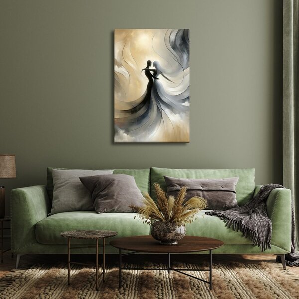Quadro su tela – Danza di luce e ombra