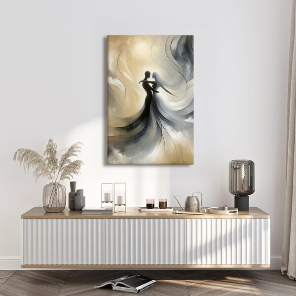 Quadro su tela – Danza di luce e ombra