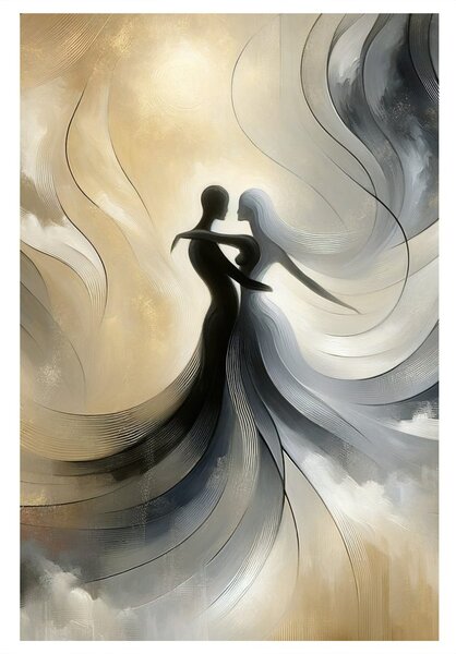 Quadro su tela – Danza di luce e ombra