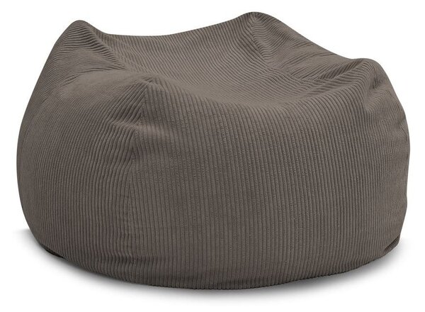 Puof a sacco grigio/marrone Voltaire – Bobochic Paris