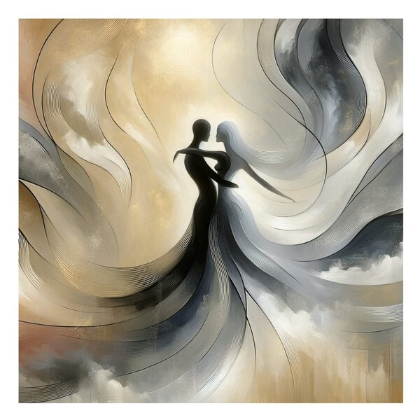Quadro su tela – Elegante danza nella nebbia