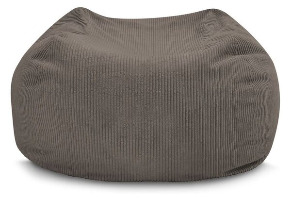 Puof a sacco grigio/marrone Voltaire – Bobochic Paris