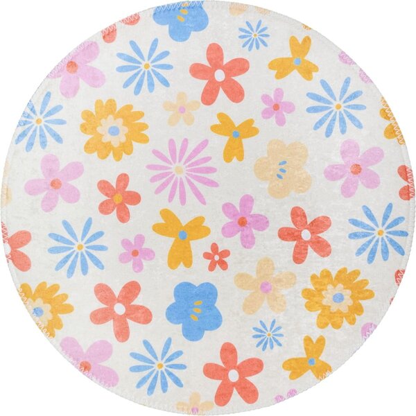 Tappeto per bambini lavabile ø100 cm Joyfull Garden – Vitaus