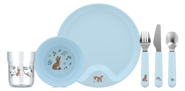 Set da pranzo per bambini in plastica 6 pz Forest Friends by Little Dutch – Mepal