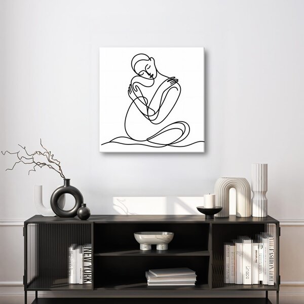 Quadro su tela – Bellezza delicata nel minimalismo
