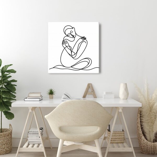 Quadro su tela – Bellezza delicata nel minimalismo