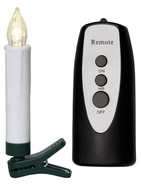 Set di 10 candele LED con telecomando Albero, altezza 13,5 cm - Star Trading