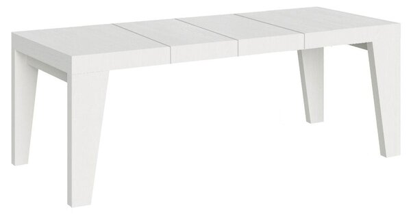 Tavolo Allungabile 180/284x90x77 cm Naxy Premium Bianco Frassino