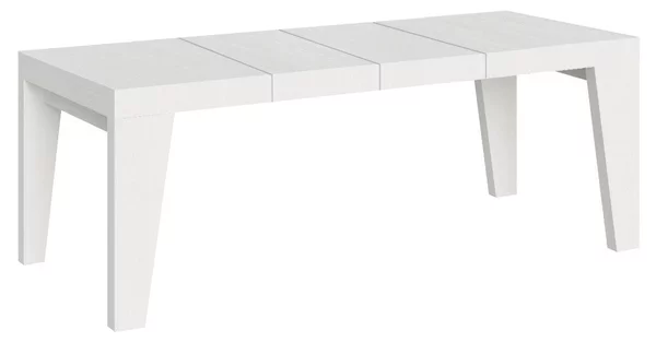 Tavolo Allungabile 180/440x90x77 cm Naxy Premium Bianco Frassino