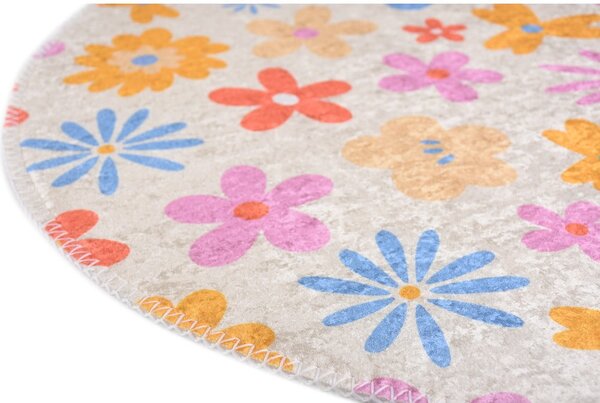 Tappeto per bambini lavabile ø100 cm Joyfull Garden – Vitaus