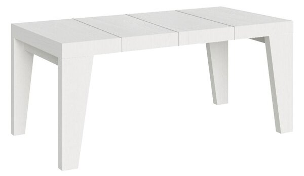 Tavolo Allungabile 120/224x90x77 cm Naxy Premium Bianco Frassino