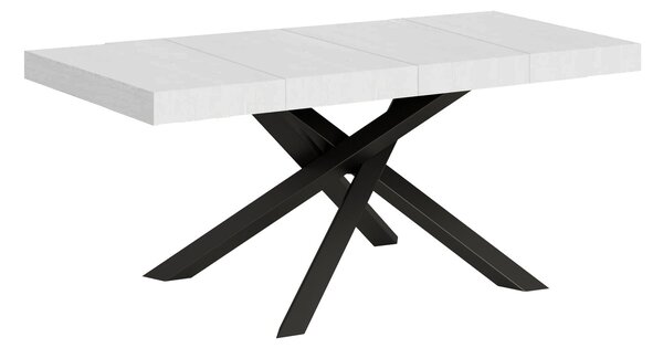 Tavolo Allungabile 130/234x90x77 cm Volantis Premium Bianco Frassino