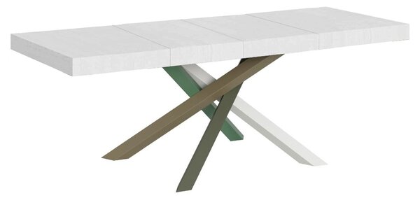 Tavolo Allungabile 180/284x90x77 cm Volantis Premium Bianco Frassino