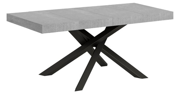 Tavolo Allungabile 120/224x90x77 cm Volantis Premium Cemento