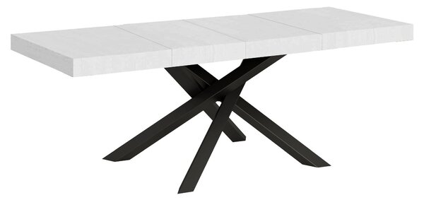 Tavolo Allungabile 160/264x90x77 cm Volantis Premium Bianco Frassino
