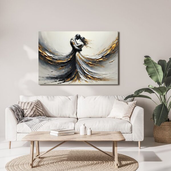 Quadro su tela – Coppia innamorata in movimento