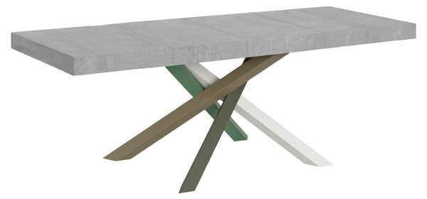Tavolo Allungabile 180/284x90x77 cm Volantis Premium Cemento