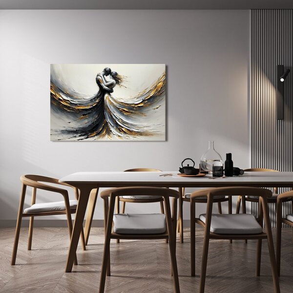 Quadro su tela – Coppia innamorata in movimento
