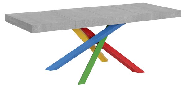 Tavolo Allungabile 180/284x90x77 cm Volantis Premium Cemento