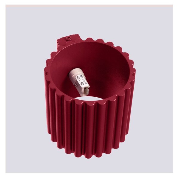Lampada da parete burgundy ø 10 cm Zora – Sollux
