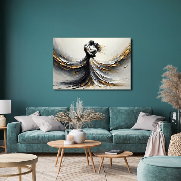 Quadro su tela – Coppia innamorata in movimento