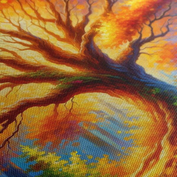 Quadro su tela – Maestoso albero della vita nel bosco