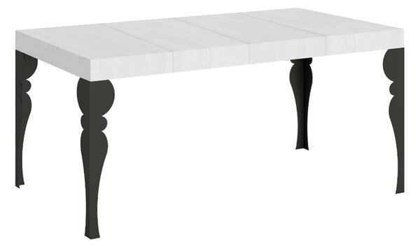 Tavolo Allungabile 120/224x90x77 cm Paxon Premium Bianco Frassino