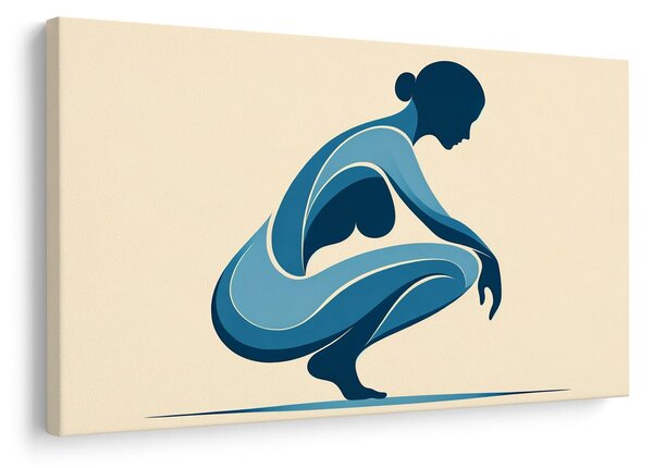 Quadro su tela – Eleganza in blu