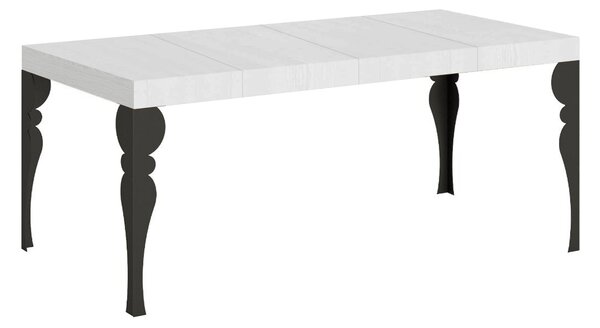 Tavolo Allungabile 90/246x90x77 cm Paxon Premium Bianco Frassino