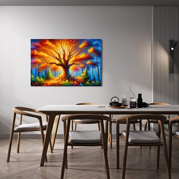 Quadro su tela – Maestoso albero della vita nel bosco